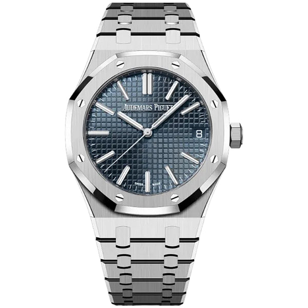 Audemars Piguet Royal Oak 41mm 15510ST.OO.1320ST.06 Blue Grande Tapisserie Dial, Worn 2023